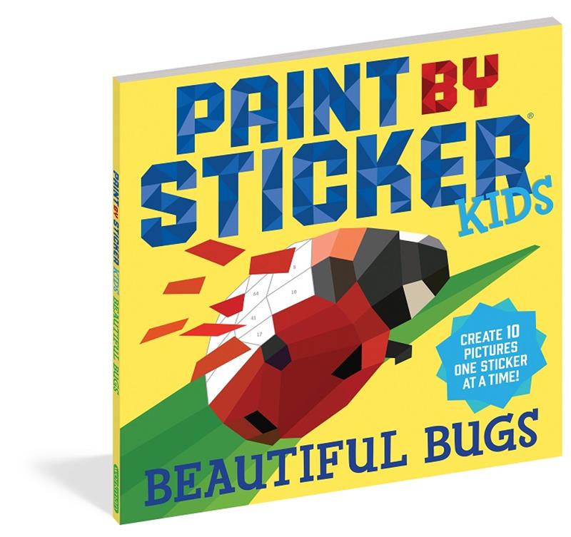 Kids Paint By Sticker- Beautiful Bugs,100295