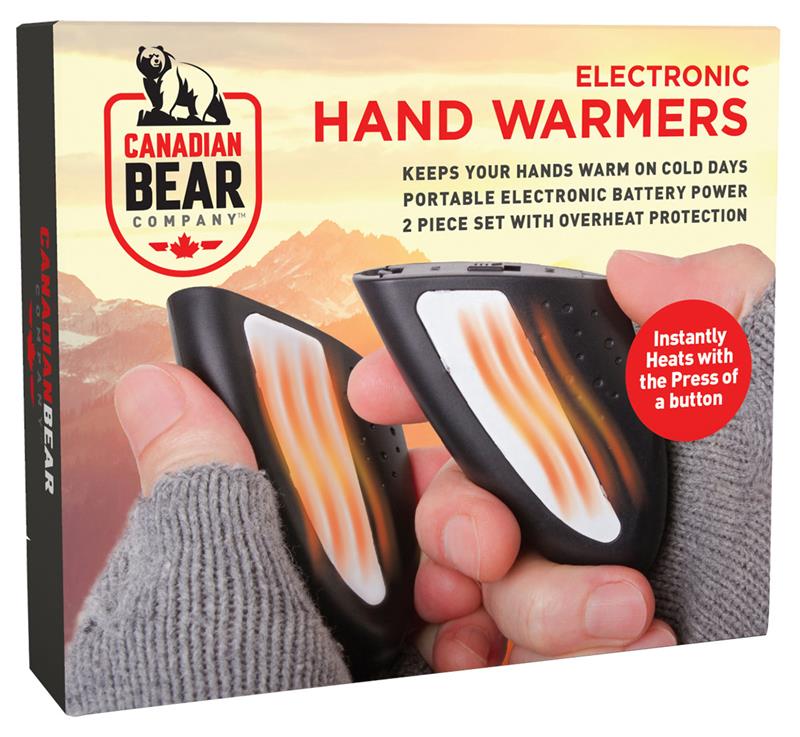 Electric Hand Warmers 2 Pack - Battery Operated,BOHW-12-3698