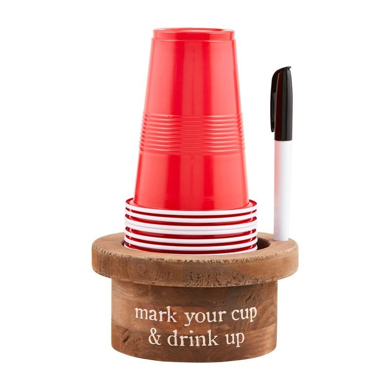 Disposable Cup and Marker Set,Mud Pie,48600196