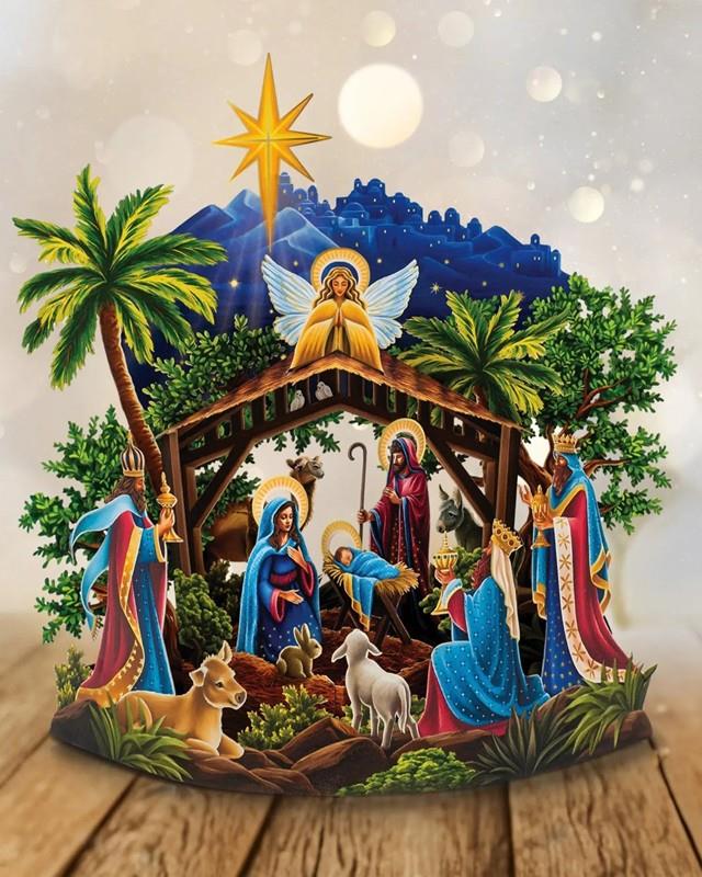 Starlit Nativity,7109
