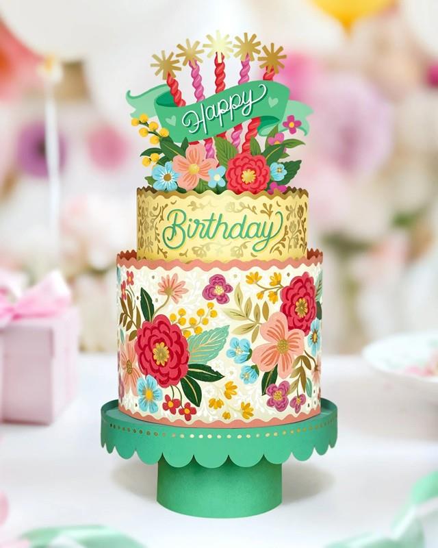 Blooming Birthday Cake,7251